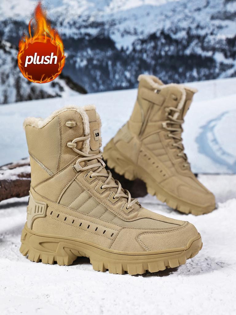 Men's Waterproof Insulated Snow Boots - Extreme Cold Weather Boots (-30°F)