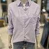 Gioodano Women's Oxford Shirt for Work and Casual Wear, Long Sleeve