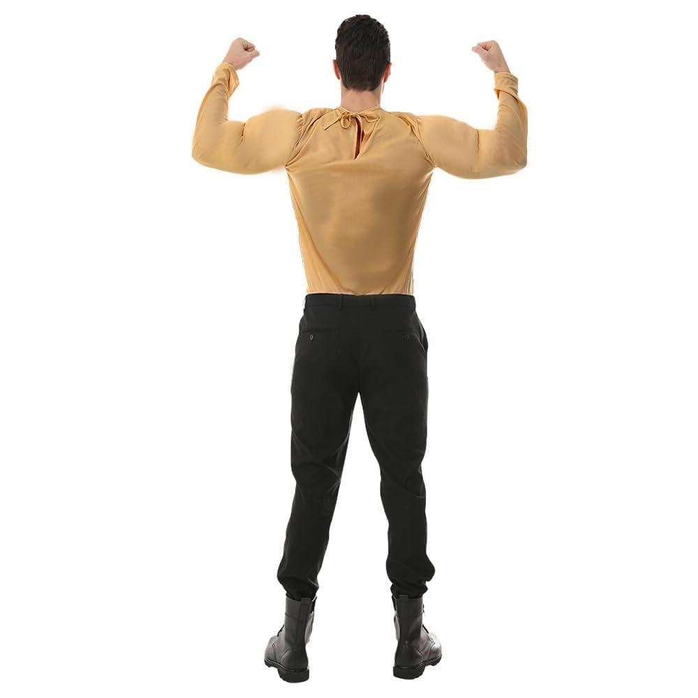 Cămașă Musculară Bărbați Culturist Accesoriu pentru costum de Halloween pentru Cămașă Musculară Adultă Căptușită