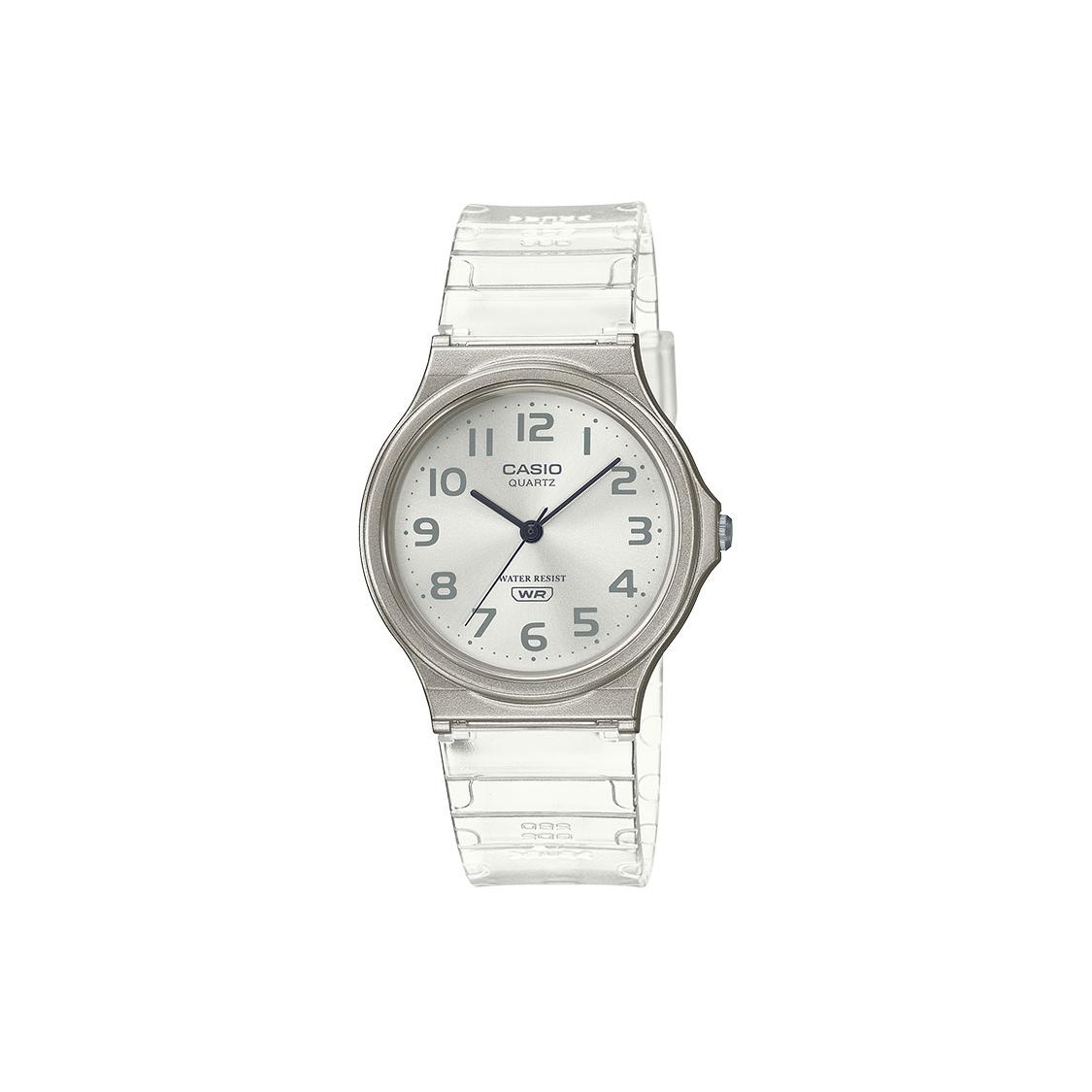 CASIO Women s Standard Series 38.8mm White Watch MQ-24S-7B MQ-24S-7B Gray Watch Case