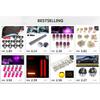 10pcs Pink Purple T10 158 192 194 168 W5W 5050 SMD 5 LED Car Wedge Tail Side Lights Lamp Bulb Dome License Map Light Accessories Dome Lights 6