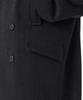 Musinsa Standard Wool Blend Extra Oversized Peacoat [Charcoal Grey]