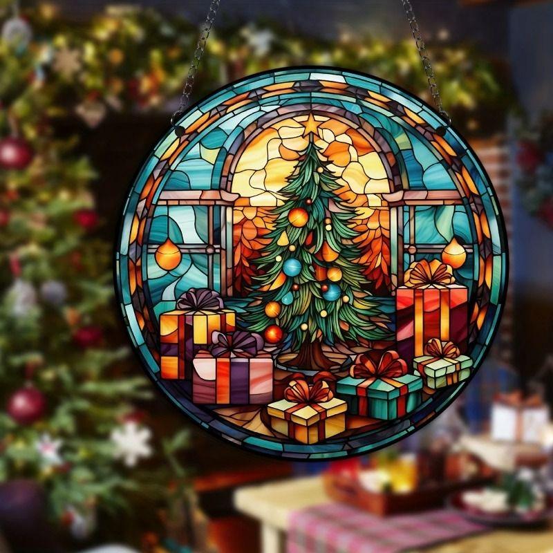 2D Flat Hanging Decorative Metal Sign Hand Painted Art