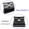 Carbon Fiber Front Rear Left Right Chromed AC Vent Grille Outlet Cover Panel For BMW 5 Series F10 F11 F18 520 525 528 530