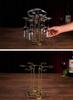 Premium Inverted Wine Glass & Decanter Storage Rack