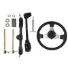 Go Kart Steering Wheel Assembly Set Adjustable 300mm 11.8in Diameter for 150cc‑250cc Engines