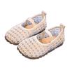 Mädchen Sandalen Sommerkleidung rutschfest 2025 neu Mesh hohl atmungsaktiv Kinder Mesh Schuhe Mädchen Mode Prinzessin