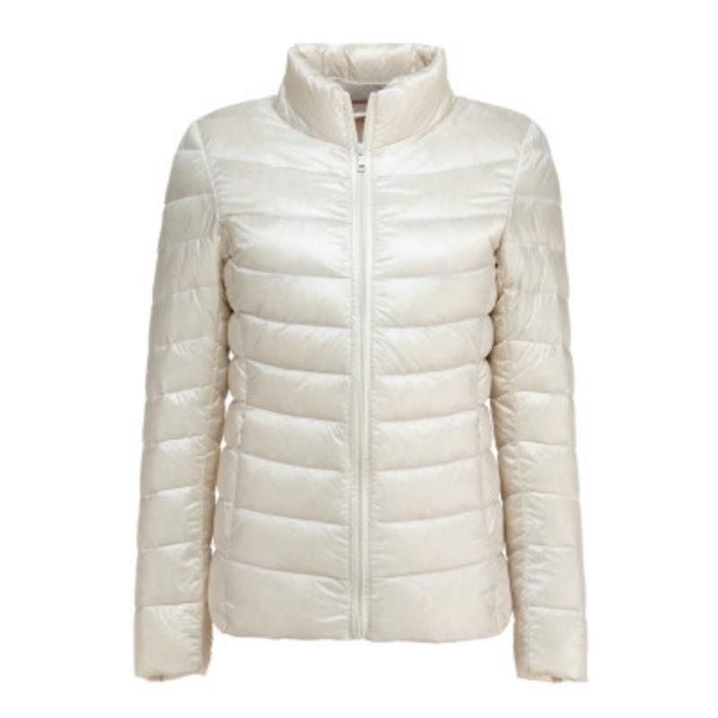 Autumn and Winter New Light Down Jacket Short Women's Stand-up Collar Light Jacket