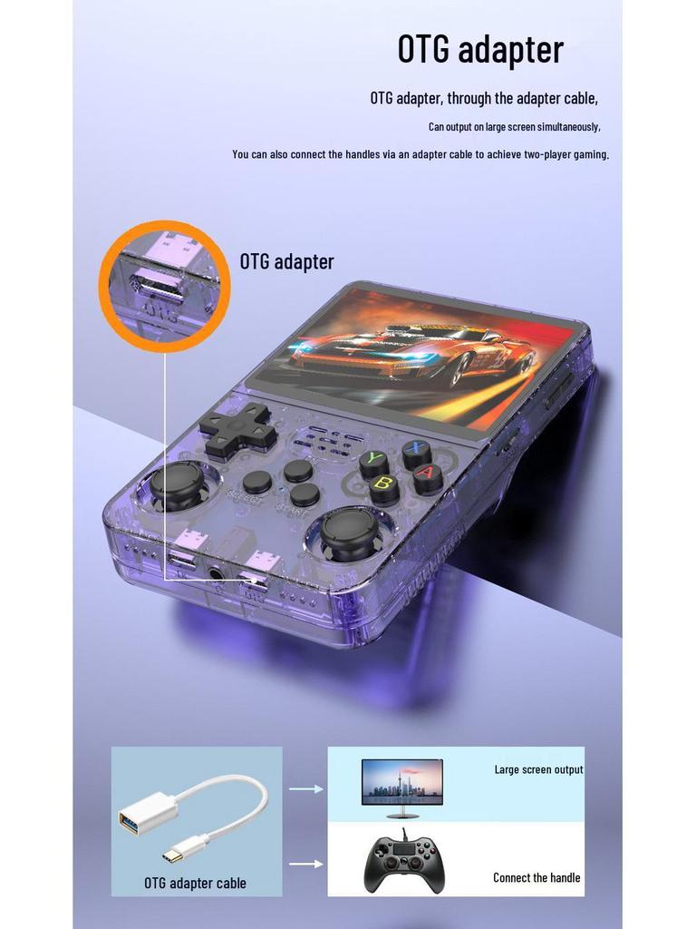 R36S Cross-Border Portable Game Console: Open Source, Dual System, 3D Retro Arcade Handheld