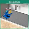 Cabinet Waterproof Silicone Undersink Mat Multipurpose Undersink Kitchen Shelf Liner Drip Tray Antislip Bathroom Protector Pad Kitchen Supplies