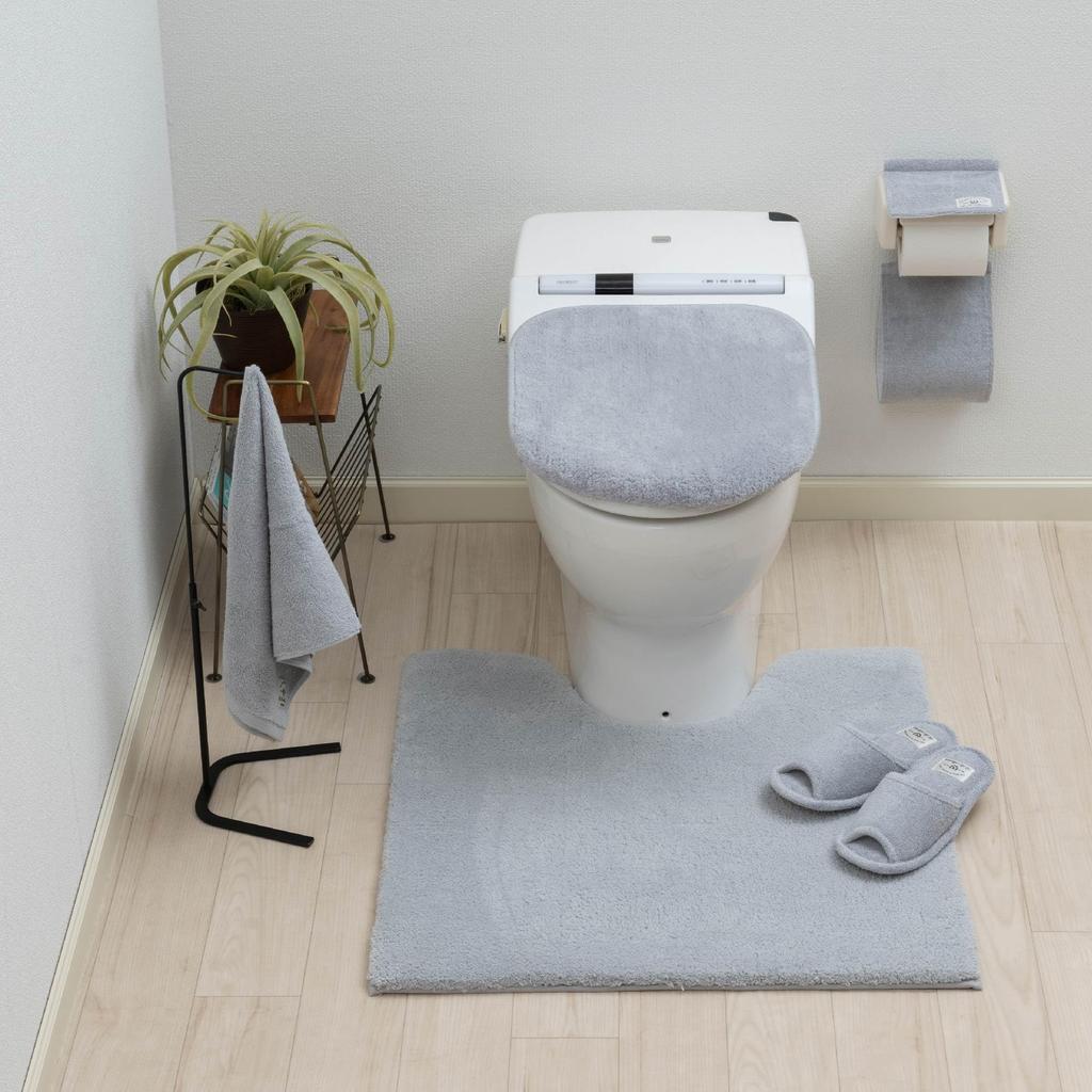 Senko BB Collection Cushionny 3 Toilettenvorleger, 70x70cm, Grau, 70046