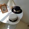 Vintage Woolen Hat British Hat Wide Edge Flat Top Top Top Hat Versatile Autumn and Winter Hat Trendy Sun Hat Felt Hat
