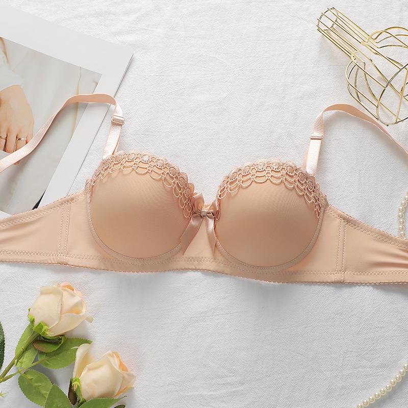 Embroidered Butterfly Lingerie Set with Underwire