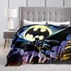 1pc Batman: Gotham Guardian Cartoon Blanket,Portable Throw for Travel & Camping, All Season Cozy Blanket,Ideal Gift