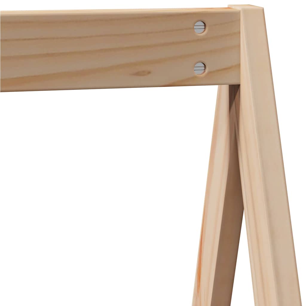 Canopy for Children s Bed 199 x 80.5 x 88 cm Solid Pine Wood