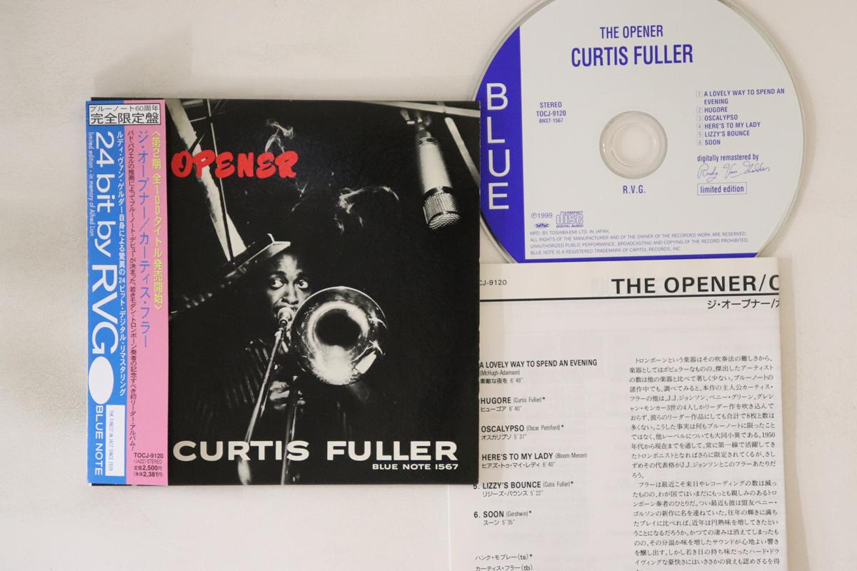 

CD CURTIS FULLER Opener TOCJ9120 BLUE NOTE 1999 Japan Obi Jazz
