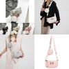 Stylish Trendy Pu Shoulder Bag For Women With Sweet Bowknot In Multiple Colors