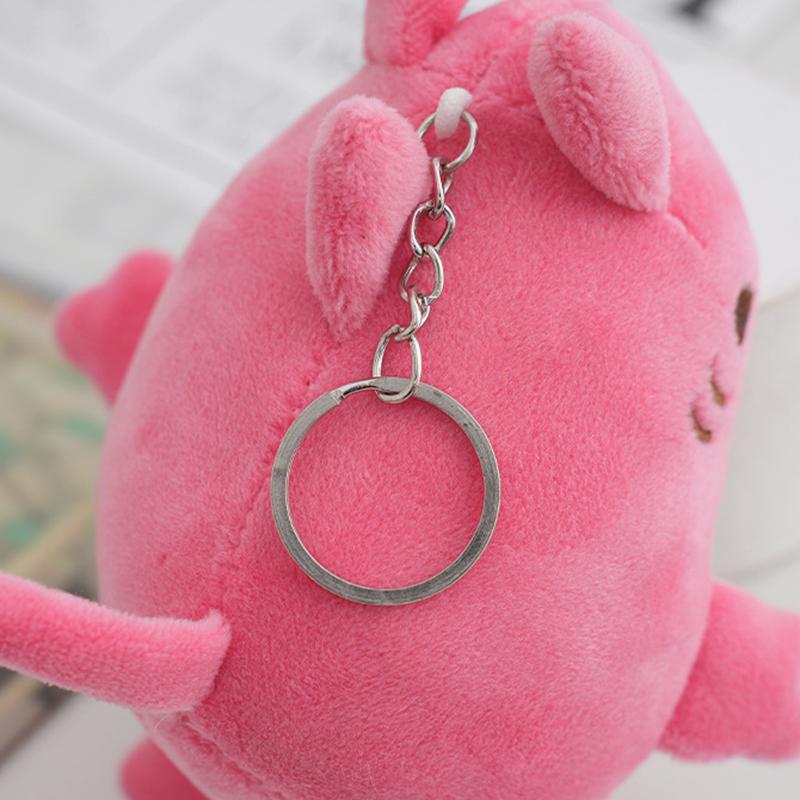 Cartoon Cute Shark Watermelon Plush Keychain Soft Stuffed Doll Pendant Keyring Bag Decoration For Children Kid Christmas Gift
