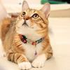 Vintage Pet Collar Boho Adjustable Nylon Dog Collar with Bead Pendant for Small Medium Large Dogs Cats