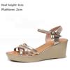 Fashion Fashion 12cm/10cm/8cm/6cm Wedge Heel Sandals Women Summer 2024 New High Heel Shoes Platform Fashion Open Toe Sandals