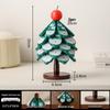 Conjunto de Base Isolada para Panela e Porta-Copos Dobrável de Madeira Maciça em Formato de Árvore de Natal