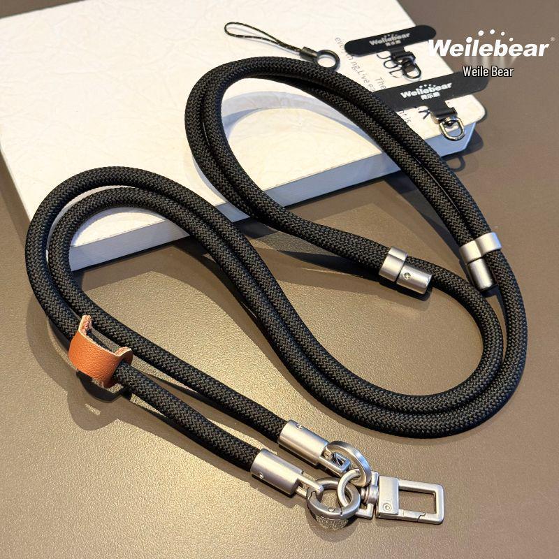 Outdoor Dual Adjustment Mobile Phone Crossbody Lanyard Chain Strap - Firm Camera Replacement Lanyard