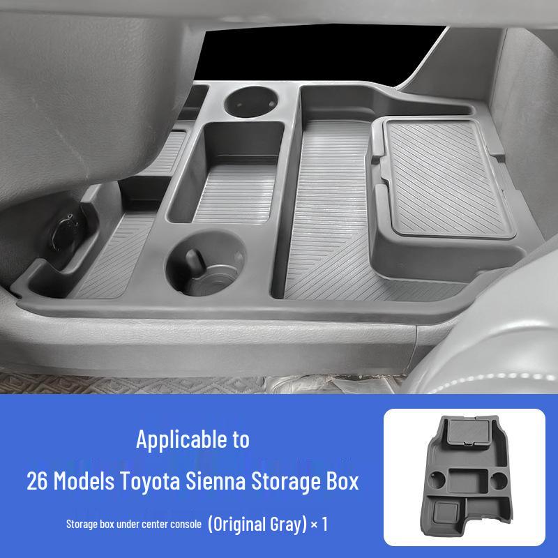 Toyota Sienna/Grand Highlander Silicone Center Console Storage Organizer for Interior Modification