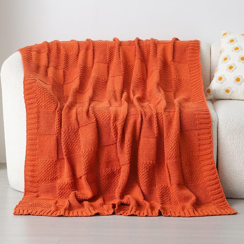 Luxury Knit Blanket Sofa Nap Throw Washable Lightweight Afghan for Baby Home AC Cover