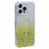 For iPhone 16 Pro Max Case Compatible with MagSafe Sparkle Epoxy TPU+Acrylic Phone Cover