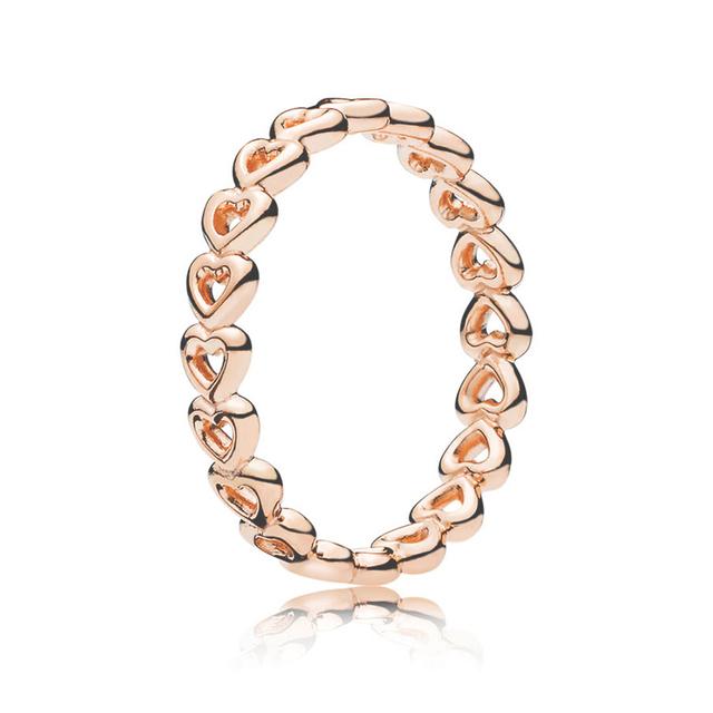 Anel Empilhável Cor Ouro Estilo Europeu Coroa Flor Anel de Dedo Para Mulheres Esposa Joia de Casamento Noivado Oferta Especial