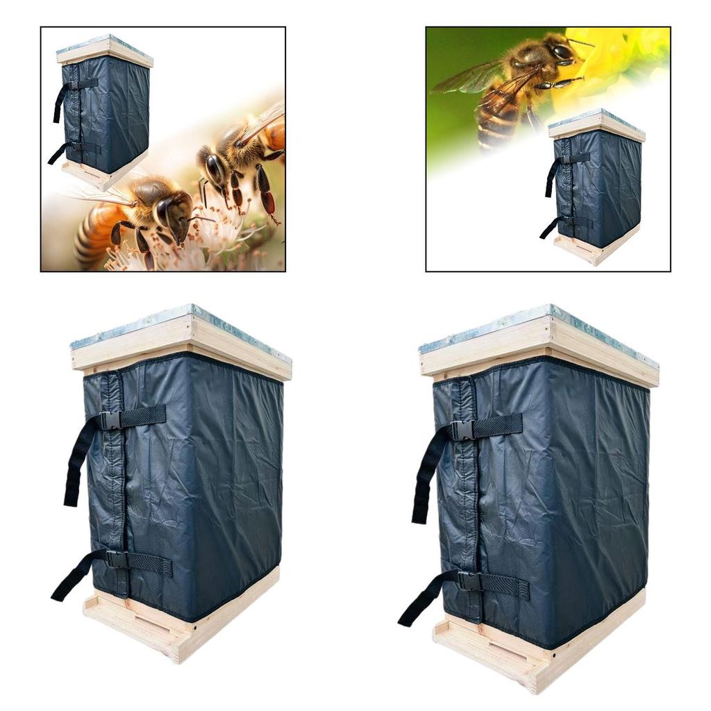 Winter Bee Hive Wrap Beekeeping Supplies Protector Cozy Reusable Warm Bee Hive Insulation Wrap Beehive Winter Protection Cover