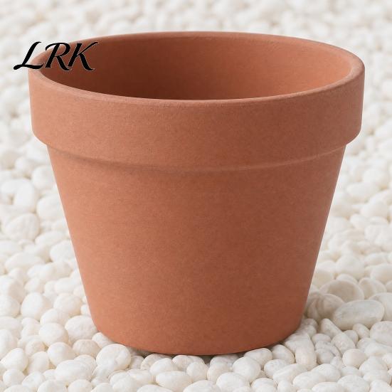 Terracotta Flowerpot Flowerpot, Clay Plant Pot with Drainage Hole, Porous Indoor Outdoor Planter for Plants Succulents Cacti Herbs Crack Resistant