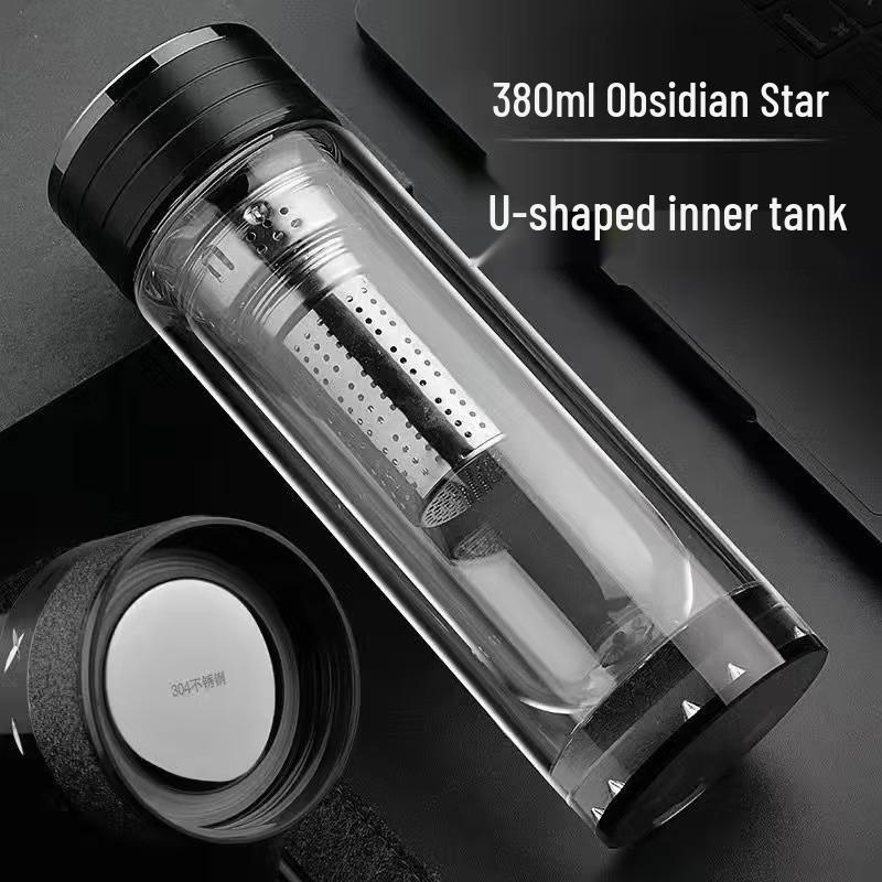 Yisijia Double-Wall Glass Tea Infuser Bottle