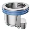 Shower Floor Drain Insert Anti-Backflow Valve Deodorizing Cartridge Fast Drainage Anti-Slip Design Toilet Floor Drain