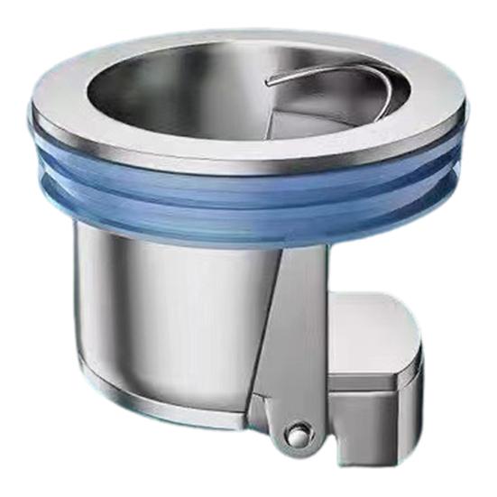 Shower Floor Drain Insert Anti-Backflow Valve Deodorizing Cartridge Fast Drainage Anti-Slip Design Toilet Floor Drain