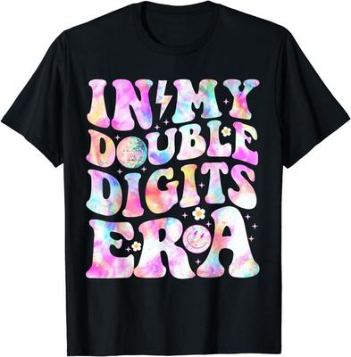 In meiner zweistelligen Ära 10(zehn) Jahre Alt 10. Geburtstag Mädchen T-Shirt Männer Frauen Kind