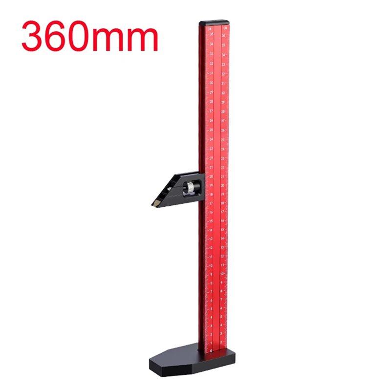 ABJI-Woodworking Marking Height Gauge Aluminum Alloy Measurement Tool Dual Scale Measurement Tool