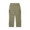 Li Ning Sports Pants Men's Gray Army Green Moderate AYKV425-3