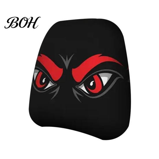 Protective Auto Headrest Protectors Halloween Car Cover, Scary Pattern Print Stretchable Universal Fit Interior Decor Protector, Breathable Polyester
