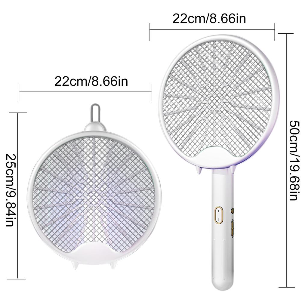 3000V UV Light Mosquito Swatter USB Rechargeable Electric Mosquito racket Mosquito killer Repellent Fly Swatter Fly zapper