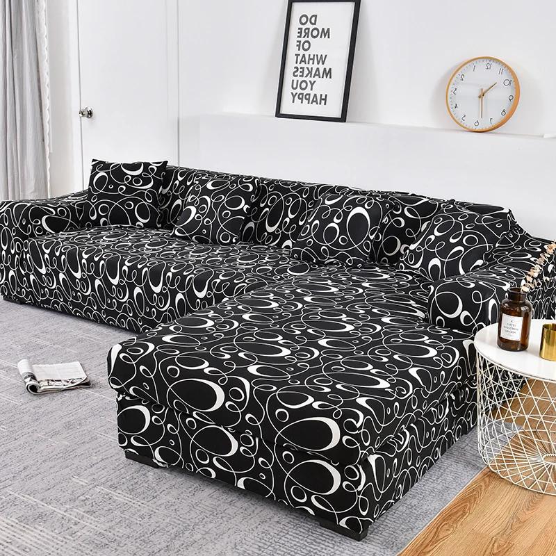Sofa Cover Elastic Couch Cover Sectional Chair Cover It Needs Order 2pieces Sofa Cover If Your Sofa Is Corner L-shape Sofa
