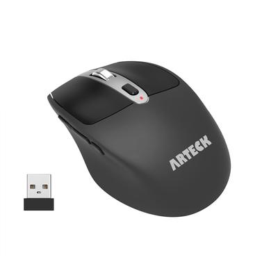 Arteck Wireless Mouse with USB Ergonomic Quiet and Side Compatible with and Windows 2.4G Receiver, Design, Click, Buttons, Computers, Desktops, PCs,