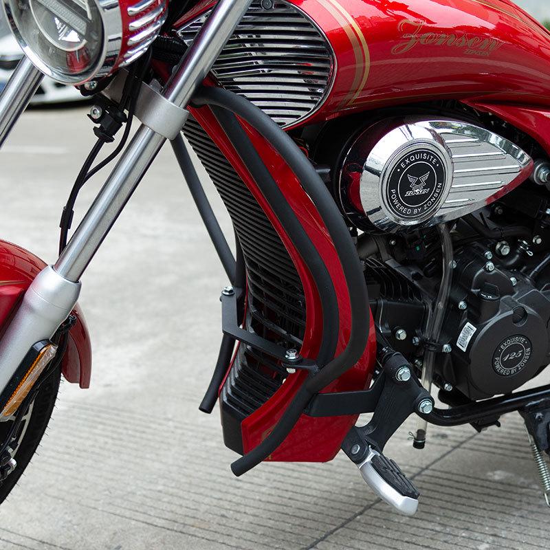 

Zongshen Youmi 125 Motorcycle Rear Rack & Backrest - Tail Bag Bumper Accessories