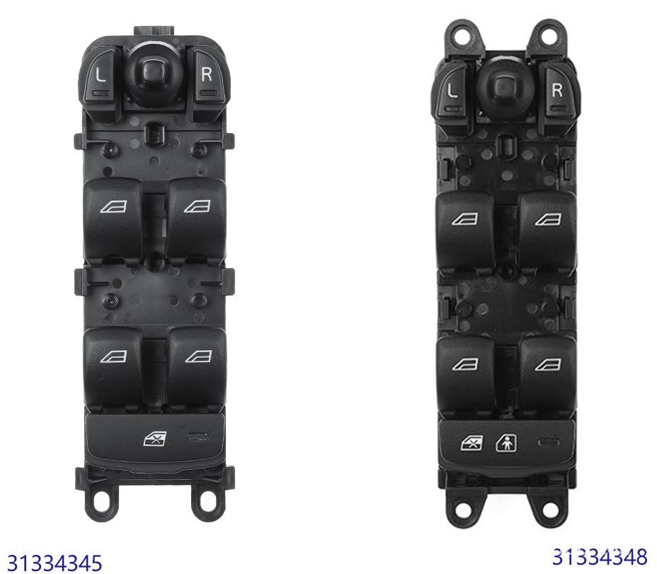 Compatible Switch for Volvo XC60 (Part Numbers: 31334345, 31334348, 31433926)