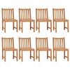 Vidaxl 9-Cz. Garden Furniture Set, Solid Teak Wood