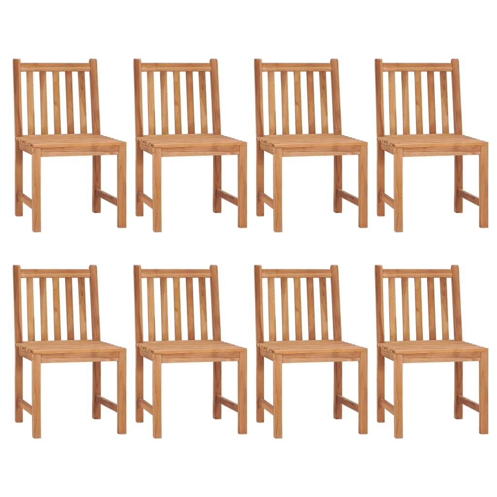 Vidaxl 9-Cz. Garden Furniture Set, Solid Teak Wood