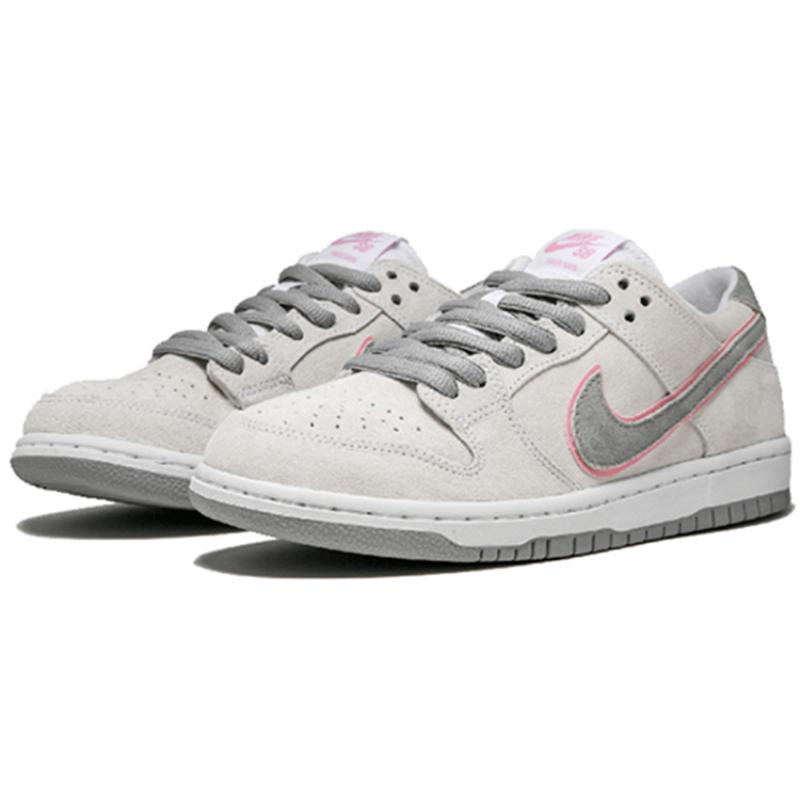 Nike Sb Dunk Low Ishod Wair Flat Silver Skateboard Shoes 895969-160