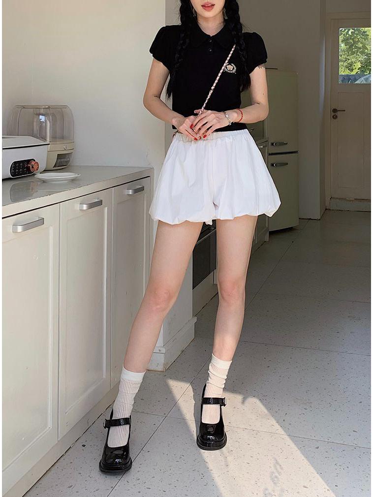 Women's Summer High-Waist Pleated Skort - Slimming, Girly Style, New Arrival