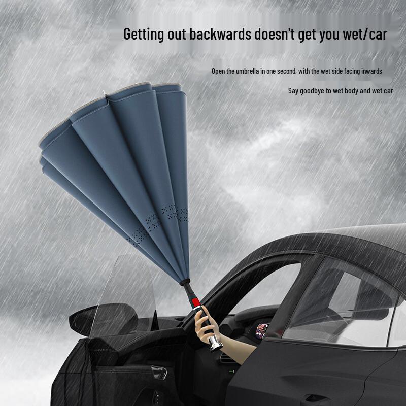 

Automatic Reverse Long Handle Umbrella