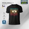 Pickleball 1 Shirt Design - Thermotech Drifit Activewear Sports Selkirk Paddletek Pickle Ball Dink Dry Fit Shirt